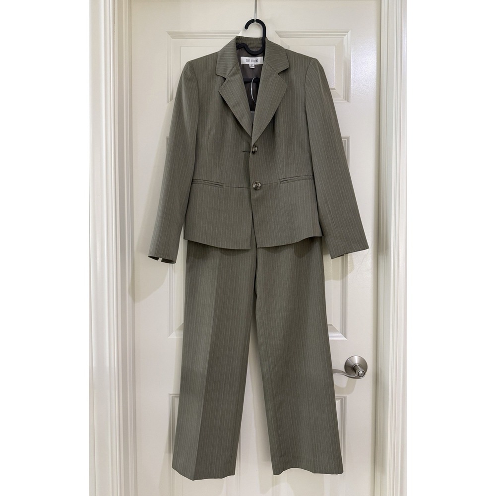 suit studio women 2- piece pants suits size 2P
